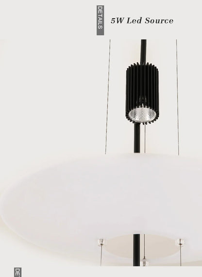 SANDYHA Modern Flying Saucer Style Chandeliers House Home Decor Led Pendant Lamps Kitchen Living Room Bedroom Interior Lighting