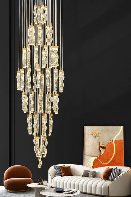 Nordic home decoration, stair chandelier, living room bedroom and dining room Pendant lights, ceiling light, indoor lighting
