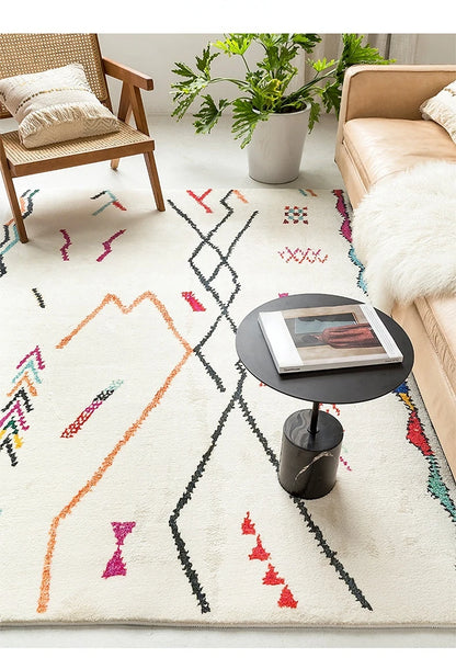 Carpet for Living Room Ethnic Style Large Area Fluffy Children Bedroom Rug Home Decoration Cloakroom Plush Mat ковер Tapete 러그