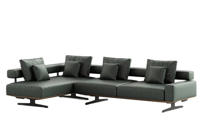 Living Room Furniture Recliner Feather Leather Sofa Sets Sectional Sofa Set