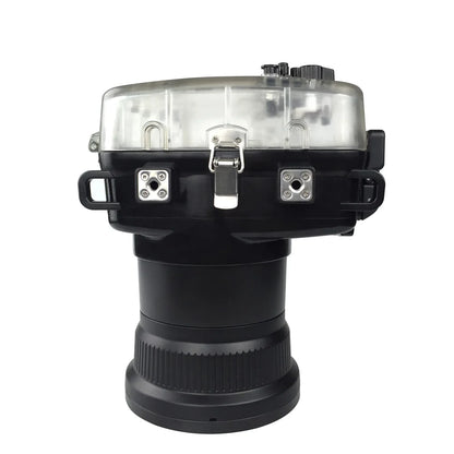 Meikon 40 M 130ft Waterproof Underwater Camera Housing Diving Kasus untuk Canon EOS DSLR 80D Digital Kamera Scuba Pakaian