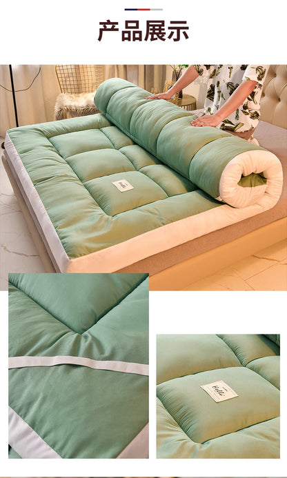 Soft comfortable mattress home thickened ultra-soft dormitory student single double mattress tatami floor sleeping mat
