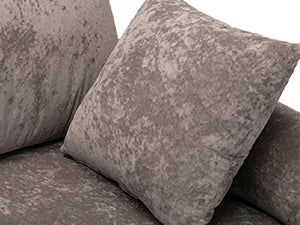 U-Shaped Sectional Sofa Couch, 4 Seat Sofa Set for Living Room, Convertible L-Shaped Velvet Couch Set with Chaise Lounge