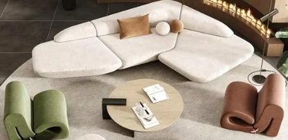 Design European Modern Sofas Leisure Light Luxury  Comfortable High Quality Living Room Sofa Sectional Decor  Muebles Furniture