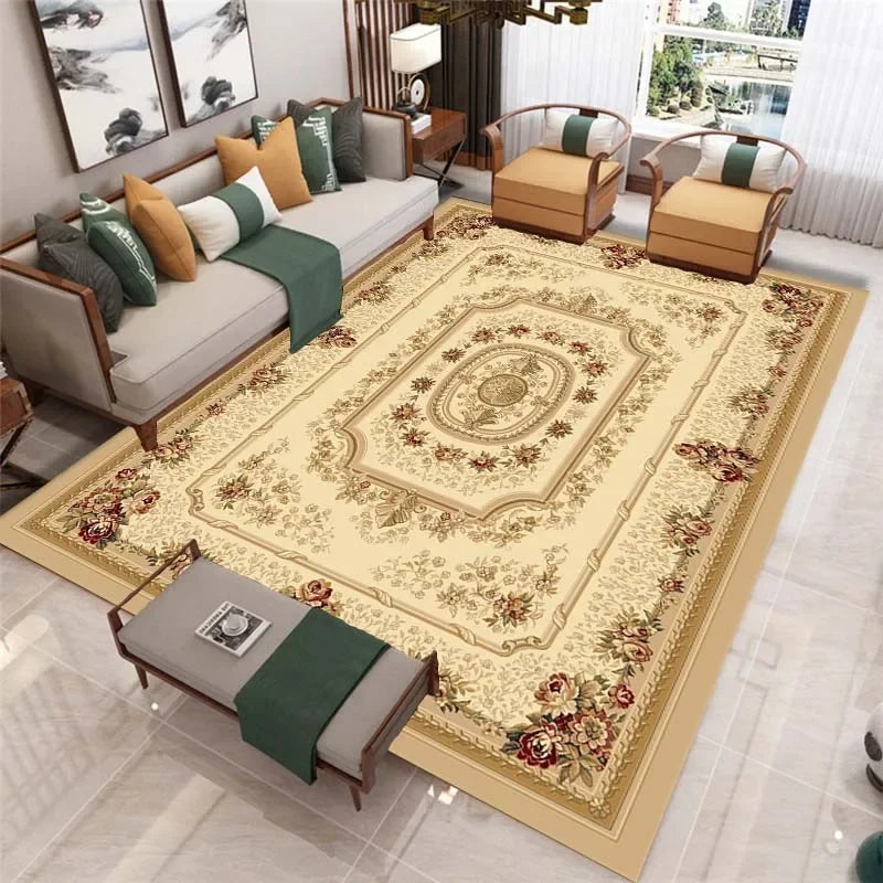 Classic  Carpets For Living Room  Area Rugs Home Decor Sofa Table Non-Slip Bedroom Floor Mats