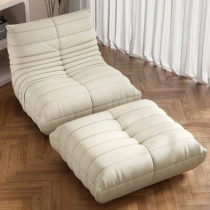 Fireside Chair for Adult Armless Floor Sofa Soft Comfy Lounge Chair Foam Sofa Accent Chair for Living Room Bedroom Bean Bag Sofa
