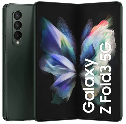 Samsung Galaxy Z Fold3 Fold 3 5G F926U1 F926N F926B 7.6" Foldable AMOLED 12GB RAM 256/512GB ROM NFC Snapdragon 99% Cell Phone