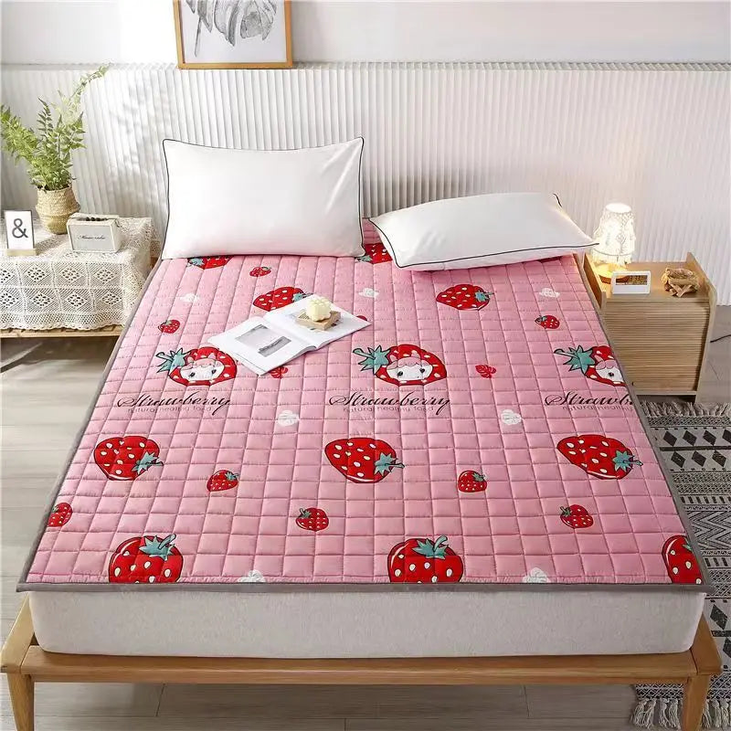 Ultra-soft foldable Cotton Mattress, Breathable Anti Tatami Mat, Student Dormitory, Single, Double, King Size Bed, Household