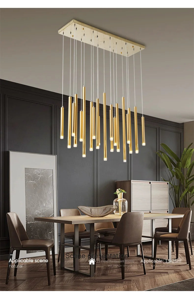 Modern Minimalist Led Dining Room Chandelier Nordic Luxury Living Room Lights Kitchen Island Dining Table Decorative Lamps