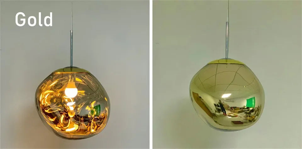 Nordic Lava Loft LED Pendant Light Modern Light PVC Lighting Living Room Indoor Decor Home Fixtures Kitchen Hanging Pendant Lamp