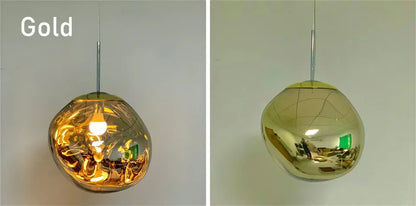 Nordic Lava Loft LED Pendant Light Modern Light PVC Lighting Living Room Indoor Decor Home Fixtures Kitchen Hanging Pendant Lamp