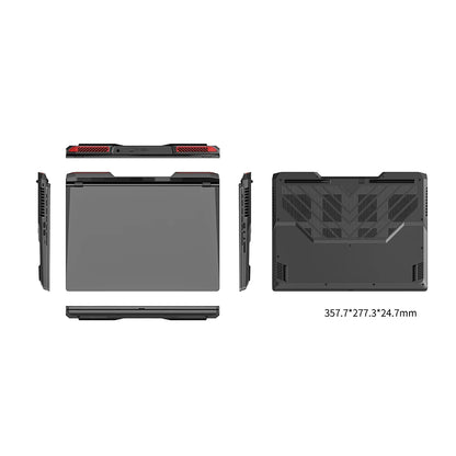YSJMNPC 16 Inch 12th Gen Gaming Laptop Intel Core i9 12900H NVIDIA RTX 3060 6G 2.5K IPS Screen 2*DDR4 2*M.2 2TB SSD RGB Keyboard