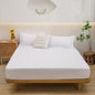 Solid Color Fitted Sheet with 2 Pillowcase Hotel Luxury Deep Pocket Sheet Soft Microfiber Breathable & Comfy Bed Sheet Set, Twin