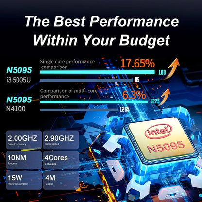 2025 Laptop 15.6 Inch 32GB Ram DDR4 2048GB SSD Windows 11 Notebook Pc Gamer Intel N5095 Office Computer WIFI Backlit Fingerprint
