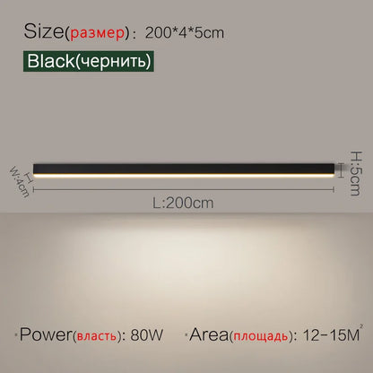 Ceiling lamps for kitchen, living room, ceiling lights led bedroom, dining room, Nordic modern aisle, balcony strip light