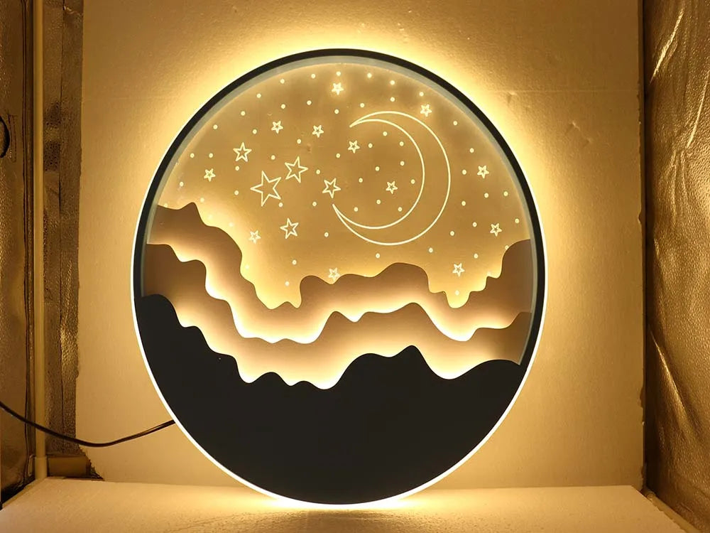 SANDYHA Nordic Children LED Ceiling Lamp Lantern Nursery Bedroom Kids Room Lustres Lampara Techo Para Quarto Home Decor Lighting