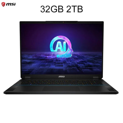 2024 MSI Stealth 18 AI Studio Gaming Laptop 18 Inch 4K UHD 120Hz MiniLED Screen Netbook Ultra 9-185H 32GB 2TB RTX4090 Notebook