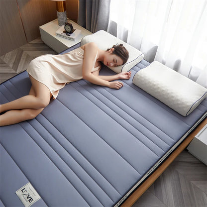 Latex mattress lamb fleece household 1.8/2.0m fashion tatami thickened student dormitory single double cushion warm mat