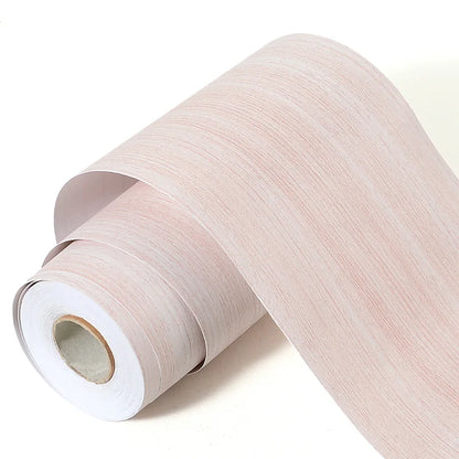 5M Skirting Line Wall Sticker Imitation Wood Pattern Self-adhesive PVC Sticker Living Room Corner Decals