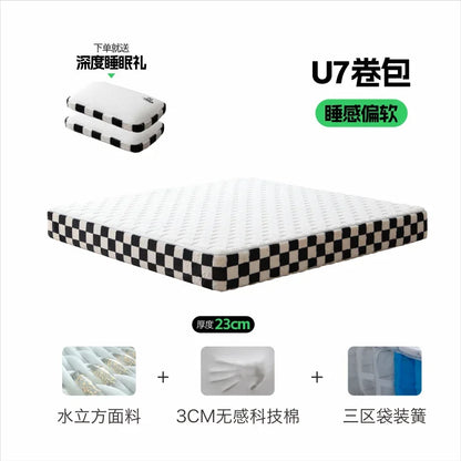 Designer Queen Soft Mattress Extension High Quality Memory Foam Double Bed Mattress Hotel Sleeping Colchones De Cama Furniture
