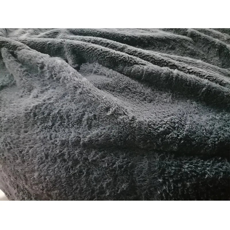 Soft Warm 180*90cm Fur Giant Removable Washable Bean Bag Bed Cover Comfortable Living Room Furniture Lazy Sofa Coat