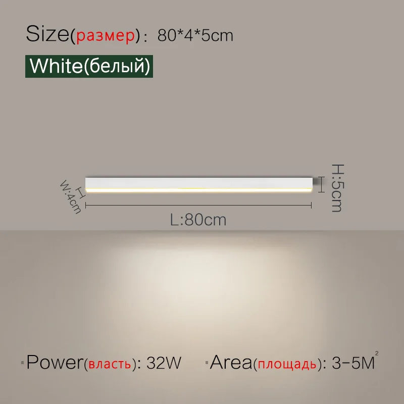 Ceiling lamps for kitchen, living room, ceiling lights led bedroom, dining room, Nordic modern aisle, balcony strip light