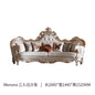 Leather Living Room Sofas Luxury European Beige Wooden Curved Modern Couch Double Lounge Designer Canape Salon Furniture
