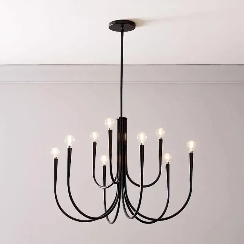 Modern French  Classic Design Branch Chandeliers for Living Dining Room Bedroom Hanging Pendant Lamp Medieval Lighting Fixtures