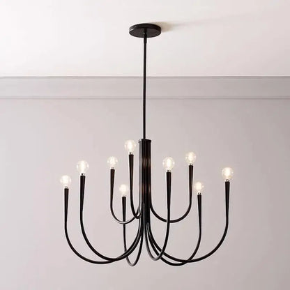 Modern French  Classic Design Branch Chandeliers for Living Dining Room Bedroom Hanging Pendant Lamp Medieval Lighting Fixtures