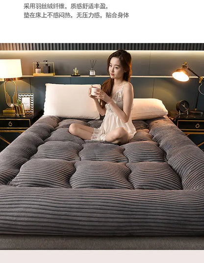 Inflatable Mattress Memory Foam Covers Bed Mettress Futon Folding Sleeping Mattress Base Songk Colchon Matress Latex Tatami