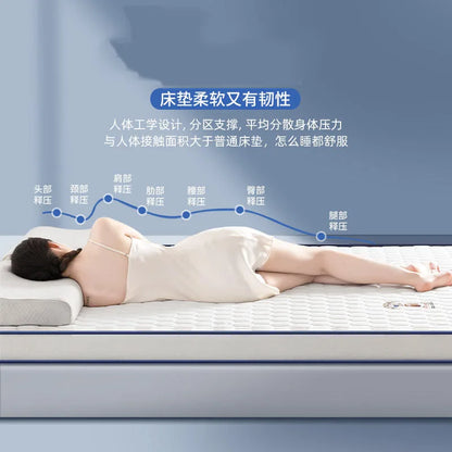 Latex mattress cushion Home bedroom tatami bed mat floor bedding sleeping mat Dormitory student single sponge mat