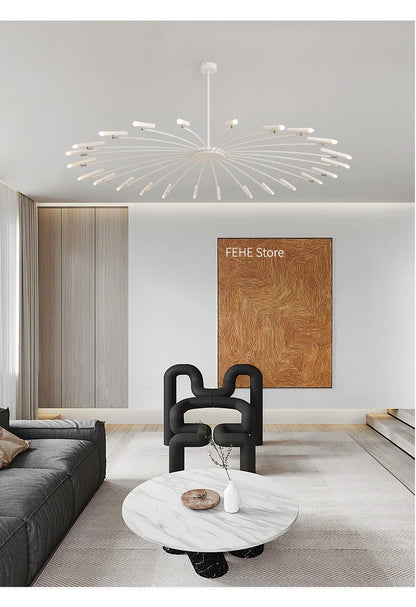 Living room lamp, new light luxury bedroom chandelier Nordic lamps modern minimalist atmosphere For home dining room Lights
