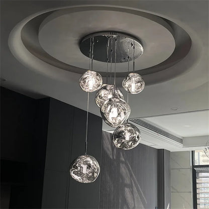 Nordic Lava Loft LED Pendant Light Modern Light PVC Lighting Living Room Indoor Decor Home Fixtures Kitchen Hanging Pendant Lamp