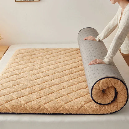 Comfortable Armchair Bed with Tatami Mattress Inflatable Sleeping Mat Single Futon Bed Home or Use