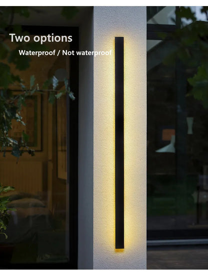 Waterproof LED long wall light ip65 outdoor lighting garden country house balcony light interior wall bedroom living room light