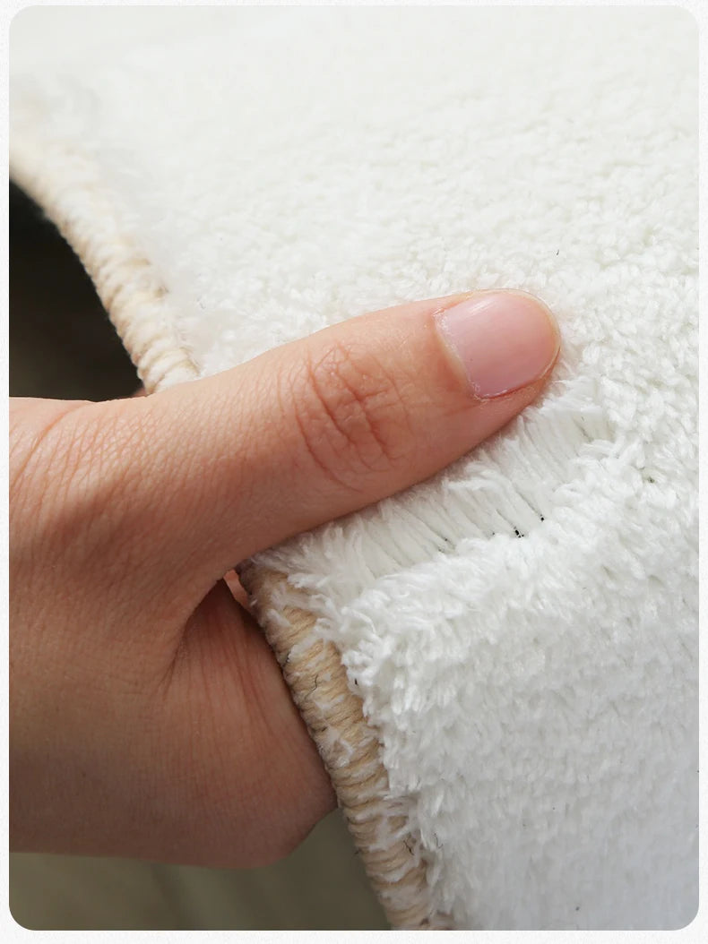 Modern Style Living Room Decoration Line Carpet Fluffy Soft Rugs for Bedroom Abstract Design Plush Rug Home Thickened Floor Mat