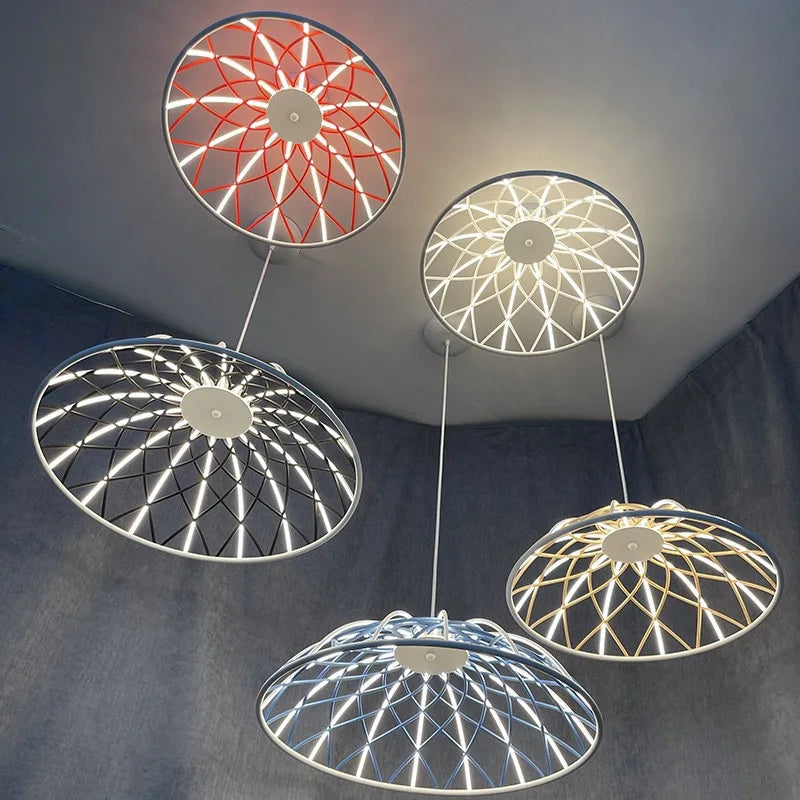 Designer Skynest Pendant Light Foscarini Mesh Macaron Lamp Living Room Staircase Restaurant Bar Chandelier Home Decor Aesthetic
