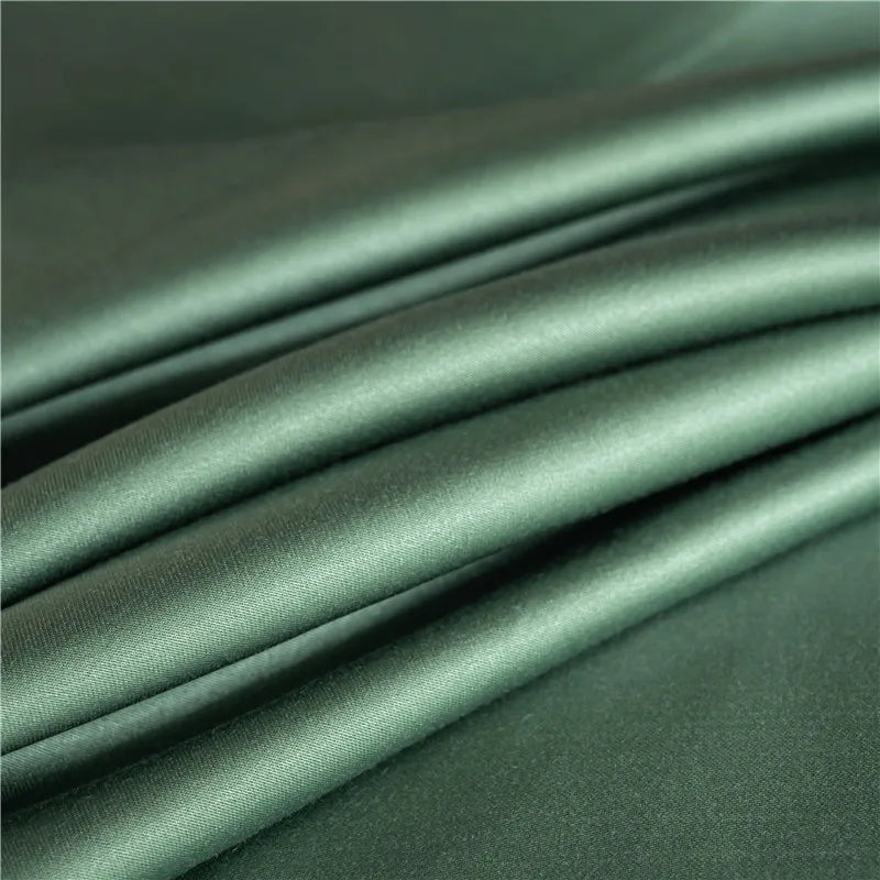 Solid Color Flat Sheet Natural Mulberry Silk Bed Sheet King Queen Size Luxury Super Soft Comfortable Bedsheet