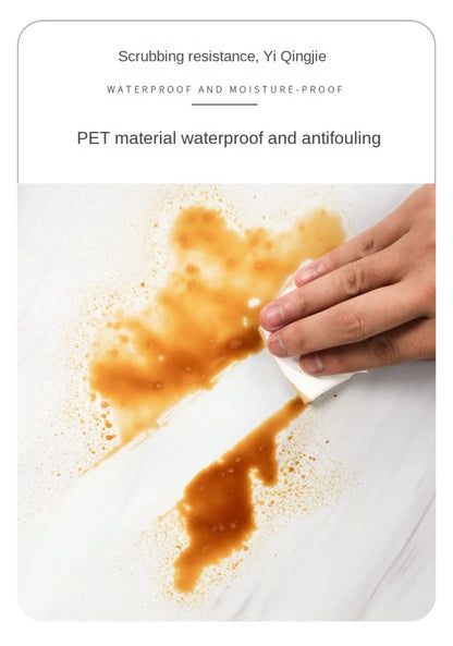 Foil Marble Self Adhesive Waterproof Wallpaper for Bathroom Wall Deocr Kitchen Oil Peoof High Temperature Resistance Stickers