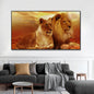 Large Size Lion Leopard Animals Posters African Elephant Tiger Wall Picture Canvas Painting One Piece Home Decoration No Frame