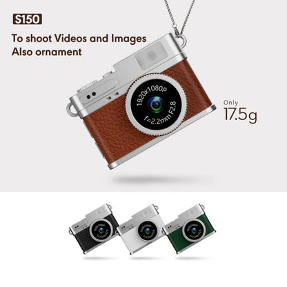 S150 Retro Digital Camera Mini Video Cam Photography Point Camera 1080P Pocket Video Recorder with LED Flash Light for Kids Toys