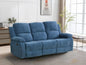 Beige Recliner Sofa Set, Manual Reclining Sofa Living Room Furniture Sets Bonded Leather Reclining sofas(Beige, 3PCS Set)