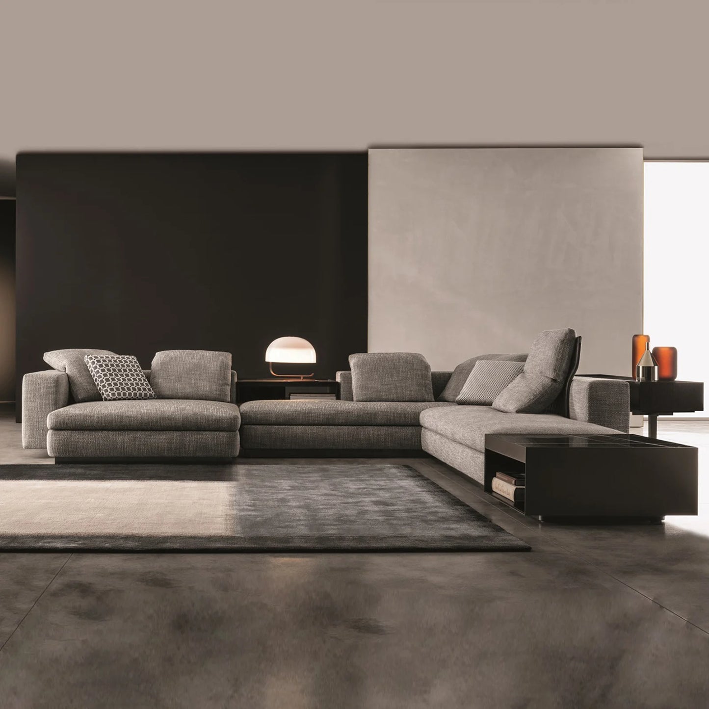 Fabric L Shape Sofa Set Furniture Italian Design Modern Nordic Corner Sofa Cama