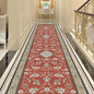 Golden Luxury Long Corridor Carpet Large Area Passageway Non-slip Rugs Washable Porch Entry Doormat Living Room Decoration Mats