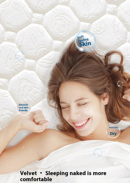 Double Spring Round Mattresses Folding Hard Foldable Queen Round Mattress King Size Sleeping Colchon Plegable Bedroom Furniture