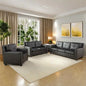 Cars Sofa for Living Room Set 3 Piece Modern Decor Loveseat Set with Arms and Nailhead,Includes Couch and A