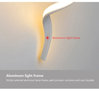 Modern Minimalist LED Wall Lamp Home Indoor Decor wall Sconce For Living Room Bedroom Bedside Lustres Backgroud Light Decoration