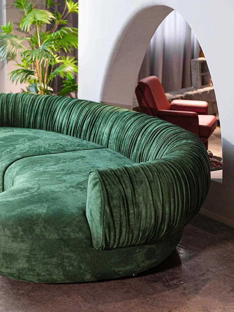 Italian Minimalist Living Room Sofas Curved Leisure Trendy Modern Sofa Designer Aesthetics Muebles Chinese Style Furniture