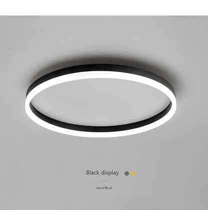 Modern LED Ceiling Lamp Chandelier for Living Dining Room Kitchen Bedroom Nordic Simple Round Home Decor Lighting Fixture Luster
