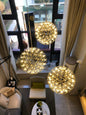 Chandelier Shop Commercial Spark Ball Full Sky Star Milk Tea Shop Restaurant Exclusive Network Bar Creative Art Decoration Light